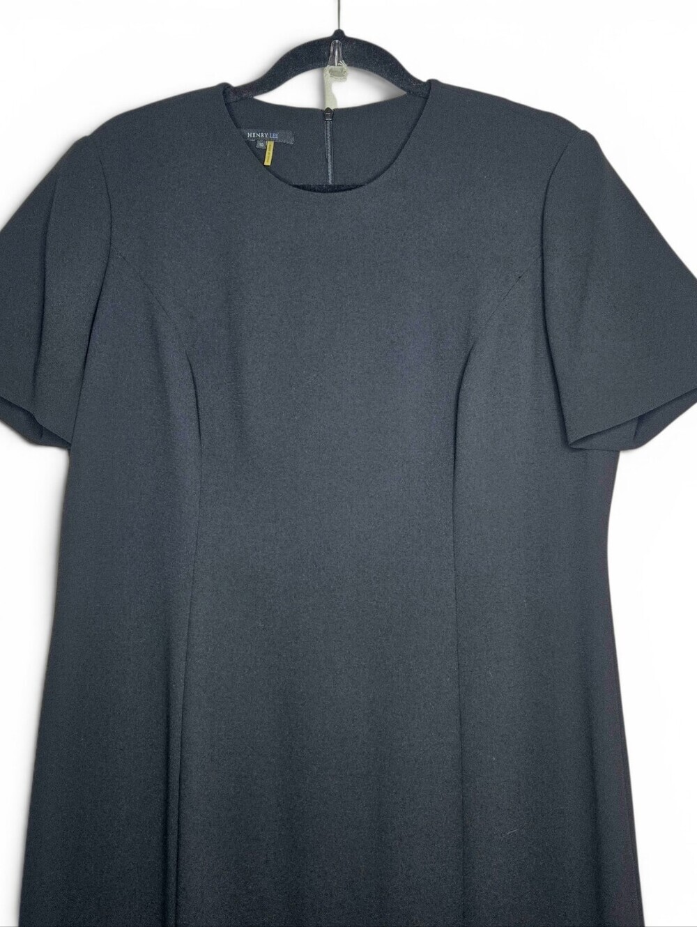 Henry Lee, Black Short Sleeve Dress, Size 10. - Picture 9 of 14